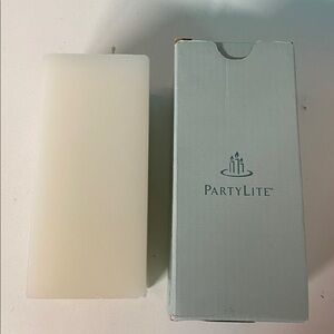 PartyLite Square pillar candle